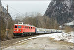 1110.505 rollt mit dem SE 14290 (Mistelbach -Wien-  Admont) durch die ehemalige Haltestelle Gesäuseeingang.