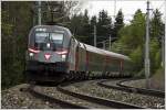 1116 138  50 Jahre Heeressport  als Vorspann vor dem railjet 630 (Villach - Wien Meidling)   Zeltweg 29.4.2013