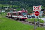 Triebwagen 16 in Stuhlfelden am 25.07.2017.