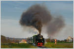 764-411R der Stainzer Bahn am 26.10.2018 in der Katastralgemeinde Herbersdorf.