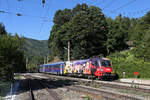 Am Morgen des 29.7.17 durchfährt  ÖAMTC  1116.153 mit EN-234 Breitenstein.