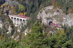  sterreich-Railjet  1116.249 als RJ-650 verlassen den Krausel Tunnel und Viadukt. 20.10.12