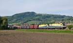 CargoServ 1216 931 und 1216 932 sind am 06.05.2014 mit einem Stahlzug(47209)  in Kirchdorf an der Krems durchgefahren.