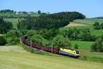 Der leere Stahlzug 47531 zur Voest Alpine Linz wurde in Summenau dann mit der CargoServ 1216.932 bespannt.