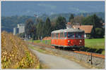 Retour ging es für VT 10.02 am 12.9.2018 als SPZ 8524 von Deutschlandsberg (AB Leibenfeld) nach Graz über die neue Koralmbahn, hier kurz nach Groß St.