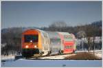 RTS 2016 906 bei der Retourfahrt von Wies-Eibiswald via Werndorf nach Graz, am 21.12.2010 als S6 (R4376) kurz vor St.