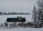 LTE 2170.001 verkehrt Heute am 15.1.2013 als LZ8561 zwischen GKF und Wew um mehrere Brcken auf Ihre belastung zu prfen.