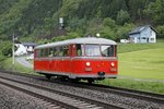 VT10 der GKB als Sonderzug zwischen Bruck/Mur und Pernegg am 14.05.2016.