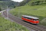 VT10 der GKB als Sonderzug in Bruck/Mur Übelstein am 15.05.2016.