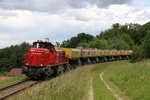 Am frühen Nachmittag des gestrigen 31.05.2016 rollt DH 1700.1 mit einem beladenen Abraumzug nach Deutschlandsberg.