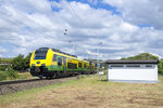 Heute wurde in Wulkaprodersdorf offiziell der erste  Ventus  Triebwagen der GYSEV Zrt öffentlich präsentiert.