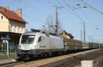 SETG ES 64 U2-101 mit DGS 95541 (Niedergrne–Cottbus) am 10.04.2011 in Wnsdorf-Waldstadt