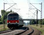 Steuerwagen Bauart Karlsruhe RB von Regensburg Hbf nach Plattling, am 02.06.2010 kurz vor Plattling.
