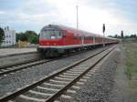 22.6.2010 17:12 Karlsruher Steuerwagen am Ende des RE 16 aus ...