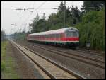 Steuerwagen Bauart Karlsruhe Ein Karlsruher mit 111 147 bei der Durchfahrt durch D�sseldorf Angermund, 22.07.2010