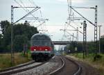 Steuerwagen Bauart Karlsruhe RB von Neumarkt i.d.Obpf. am 27.07.2010 kurz vor Plattling.