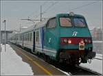 Der Zug nach Milano Centrale wurde am 24.12.09 im Bahnhof ...