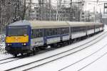 Der RE 13 mit den NOB wagen und 185-CL 003 ...