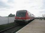 Hier ein ILA-Shuttle von Berlin ILA Bahnhof nach Berlin Lichtenberg, ...