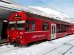 RhB - Steuerwagen BDt 1752 in Regio im Bahnhof von ...
