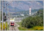 S1 1521 nach Rh�z�ns verl�sst die Doppelspur zwischen Untervaz und ...