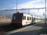 Steuerwagen Bt 50 85 29-35 974-9 am 27.11.09 als Regio nach Ziegelbr�cke in Sargans. Da es nur 4 RBDe 566 ex Seehas gibt, aber deren 6 Bt's, sind mind. 2 jeweils irgendwo im Einsatz. 