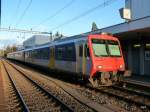 Steuerwagen SBB - Regio nach Baden im Bahnhof Langenthal am 28.11.2009
