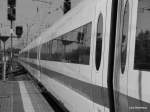 Stimmungsbild entlang des ICE 673 bei der Einfahrt in Neum�nster ...