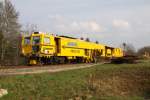 Jumbo Tec mit der Stopfmaschine in Hagenow. 13.04.2010  ...