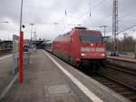 Noch 20 min Zeit bis zur Abfahrt hatte 101 068 ...