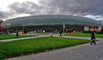 strasbourg-strasburg Stra�burg, futuristische Gestaltung des Bahnhofs, eingepackt wie ein Osterei. (November 2009)