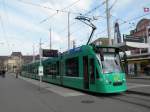Nicht jeden Tag anzutreffen: Combino 319 auf der Linie 1 ...