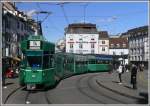 Be 4/4 681 + B4 der BVB am Barf�sserplatz. (01.03.2010) ...