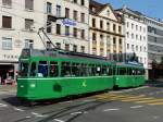 BVB - Tram Be 4/4 457 mit Anh�nger unterwegs auf ...