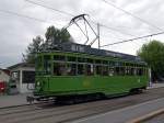  Dante Schuggi , Motorwagen 450 auf einer Extrafahrt auf dem Bruderholz. ...