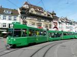 strasenbahn-basel-bvb-blt BVB - Tram Be 4/8 665 unterwegs auf der Linie 14 am 29.04.2010