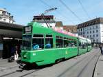 strasenbahn-basel-bvb-blt BVB - Tram Be 4/8 670 unterwegs auf der Linie 15 am 29.04.2010