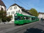 strasenbahn-basel-bvb-blt BVB - Tram Be 4/8 674 unterwegs auf der Linie 14 am 29.04.2010