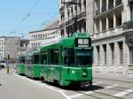 strasenbahn-basel-bvb-blt BVB - Be 4/4 483 mit 2 Beiwagen unterwegs auf der Linie 1 am 24.05.2010