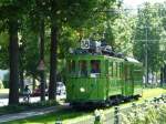 strasenbahn-basel-bvb-blt BVB - Ce 2/2  126 mit Beiwagen C 331 unterwegs auf der Linie 18 am 24.05.2010