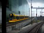 strasenbahn-basel-bvb-blt Ein Tango der BLT durchf�hrt am 12.07.2010 den Bahnhof Basel SBB.