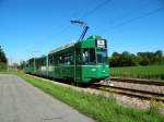 Motorwagen 669 unterwegs Richtung Haltestelle Lachmatt. Die Aufnahme stammt vom ...