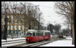 strasenbahn-wien Ein Solo E1 aufm 9er an seiner Endstelle Westbahnhof. Aufgenommen am 13.02.10