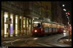 strasenbahn-wien Haltestelle Neubaugasse mit E1+c3 Garnitur. Aufgenommen am 13.02.10