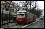 strasenbahn-wien Endstelle Oper mit WLB und E1+c3 aufm 62er nach Lainz. Aufgenommen am 14.02.10.