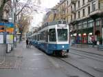 VBZ Be 4/6 (Tram 2000) als Wagen 2063 am 08.11.2009 ... VBZ Be 4/6 (Tram 2000) als Wagen 2063 am 08.11.2009 ...