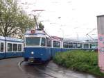 Strasenbahn Zurich Be 4/6 - 1614 am Bhf. Tiefenbrunnen am 16.05.2006