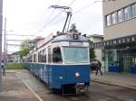 Strasenbahn Zurich Be 4/6 - 1663 am Schwamendingerplatz am 16.05.2006