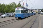 Strasenbahn Zurich Nochmals die gleiche Komposition am 30.6.10 beim B�rkliplatz.