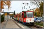 Wagen 22 steht am Strausberger Bahnhof zur Abfahrt bereit.  ...